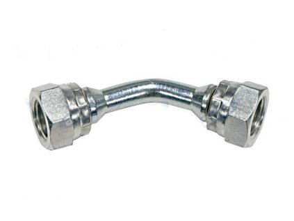 Winkelverschraubung  mit Gewinde BSP innen/innen 45° 1/4" / 1/4"