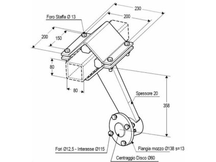 Komplette Scheibenmontage mit Nabe-vorne