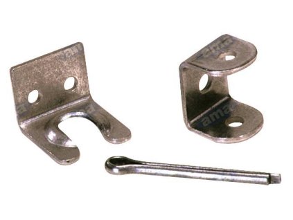 Haubenbefestigungswinkel - quadratisch