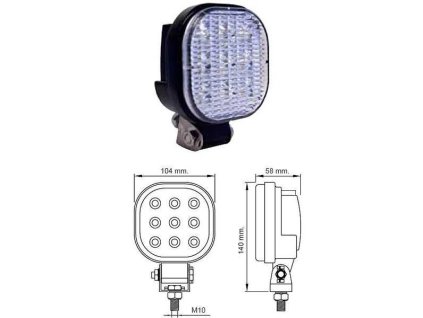 LED-Arbeitsleuchte 12/24V 1000LM