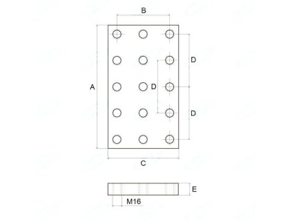 Adapterplatte, Tragplatte