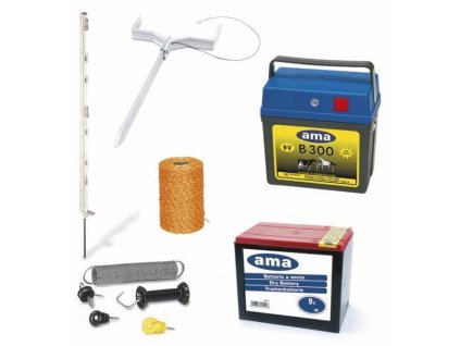 Komplettes Weidezaunset  B300, 9V