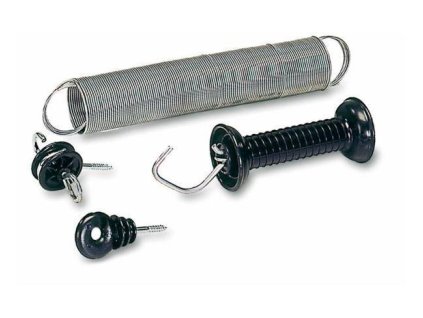 Handgriff mit Feder und Isolatoren, stark