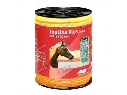 Orange-gelbes leitfähiges Band 20mm, Länge 200 m