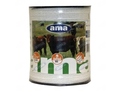 Weidezaun-Band 10 mm, Länge 200 m, weiß