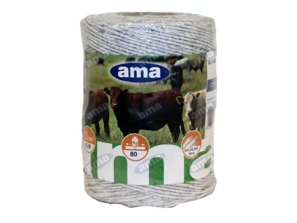 Weißes Leiterseil, 6 Adern Ø 0,20 mm, Länge 250 m