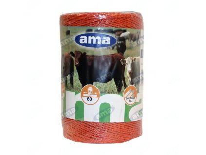 Orangefarbenes Leiterseil, 3 Adern Ø 0,16 mm, Länge 250 m