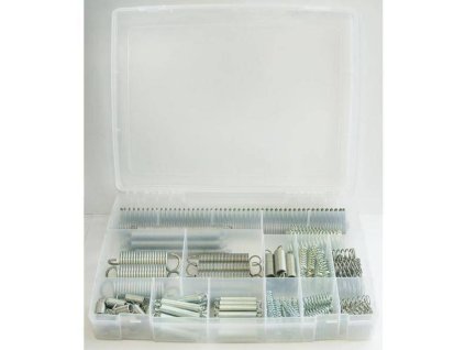 Satz Federn, Druck- und Zugfedern, 152 Stück