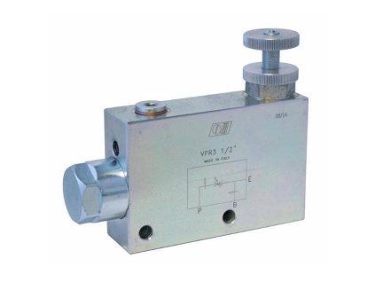3-Wege Stromregelventil  60l, geregelt 50l, 3/8"