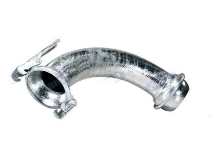 Bogen 90 Grad 120 mm - verzinkt