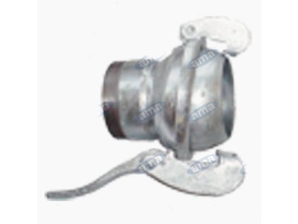 Kupplung Außengewinde x Gewinde 89 mm, 3" - Zink