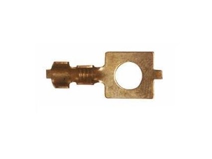 6 mm Kabelschuh, quadratisch