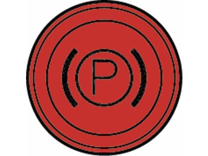 Handbremslicht rund, rot