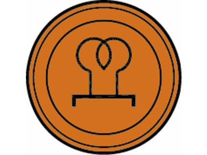 Zündlicht rund, orange