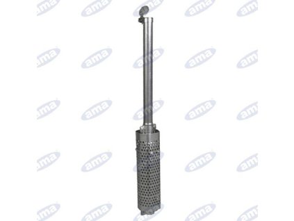 Auspuffschalldämpfer 465 mm / 45 mm / 23 dB