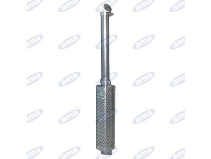 Auspuffschalldämpfer 1085 mm / 55 mm / 25 dB