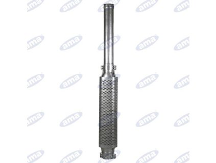 Auspuffschalldämpfer 1550 mm / 80 mm / 25 dB