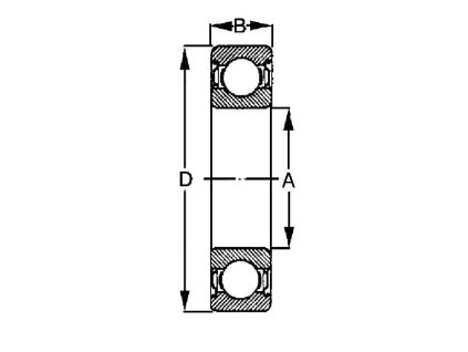 Radial-Kugellager 6202-2Z
