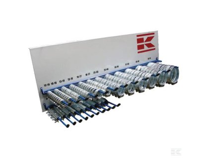 Schlauchschellensortiment, mit Halter