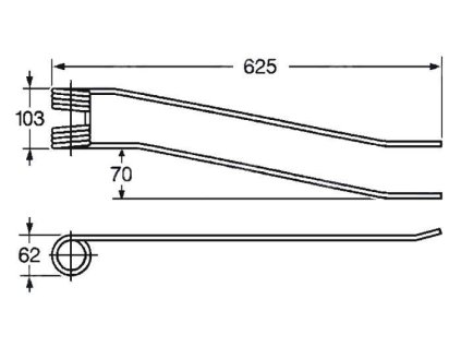 Pick-Up Zinke  62x103x625