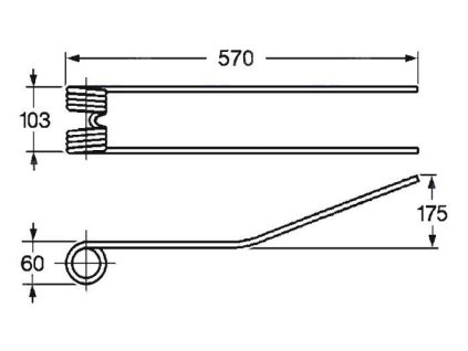 Tellerfeder 60x103x570