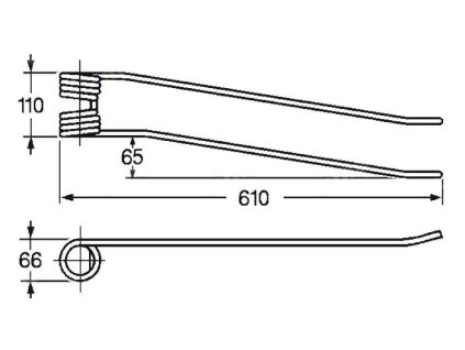 Pick-up-Zinke  66x110x610