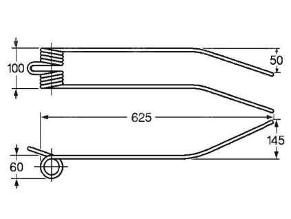 Tellerfeder 60x100x625