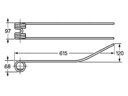 Tellerfeder 68x97x615