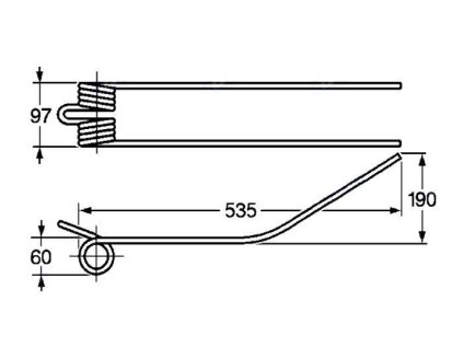 Spiralfeder 60x97x535