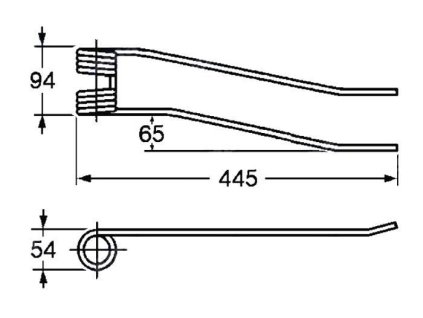 Spiralfeder 54x94x445