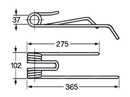 Pick-Up Zinke 37x102x275/365, links