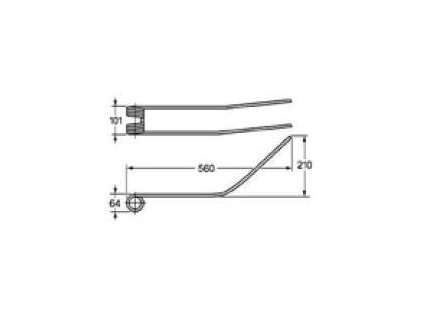 Tellerfeder 64X101X560