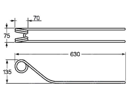 Pick-Up Zinke  70x75x630