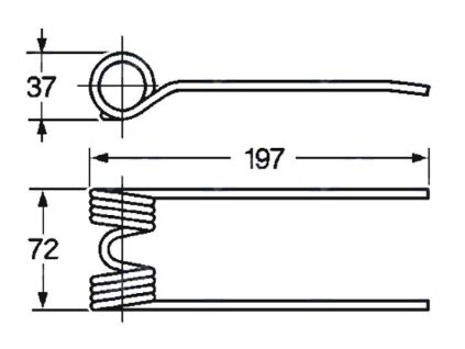 Pick-up Zinken 37x72x197