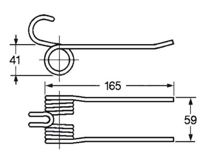 Picker und Packer Feder 40x69x150