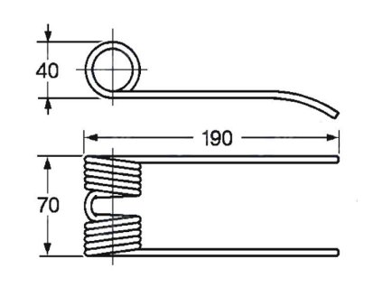 Picker und Packer Feder 40x70x190