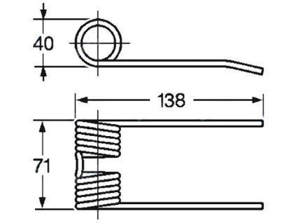 Picker und Packer Feder 40x71x138