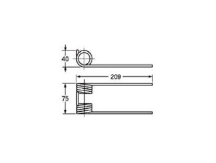 Pick-up Zinken  40x75x209