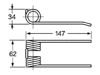 Picker und Packer Feder 34x62x147