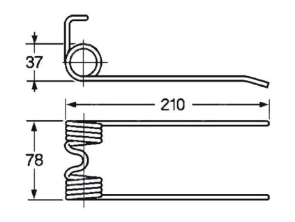 Pick-up Zinken 37x78x210