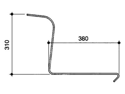 Feder für Balkenwickler 380x310