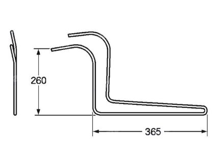 Feder für Balkenwickler 365x260