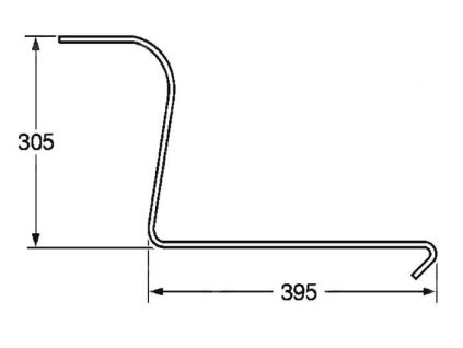 Feder für Balkenwickler 395x305
