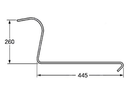 Feder für Balkenwickler 445x260