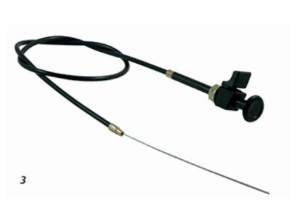 Knopf, schwarz 2200mm