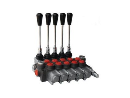 Handsteuerventil  fünfreihig, doppeltwirkend P40