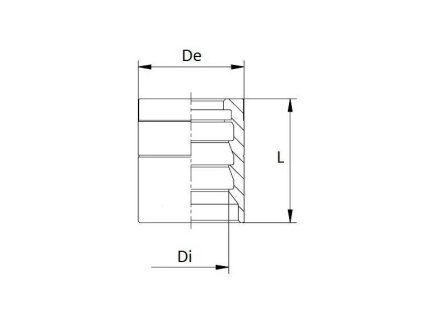 Presshülse 5/16" SAE 100 R1A - EN 853 1ST