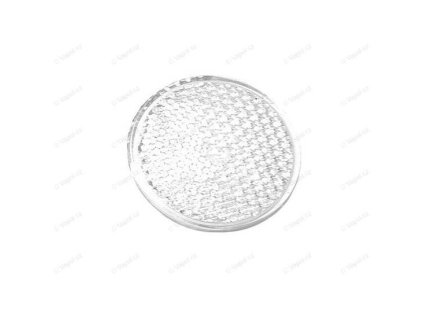 Runder Rückstrahler 60 mm (weis) selbstklebend