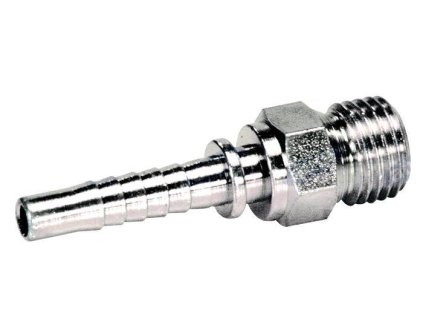 Pressnippel JIC 74, 3/8", 5/8"