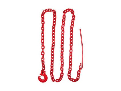 Würgekette (D) 8mm L 2m Güte 80, Rot